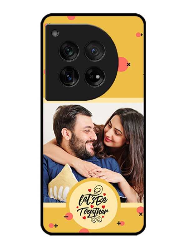 Custom OnePlus 12 5G Custom Metal Phone Case - Lets Be Together Design