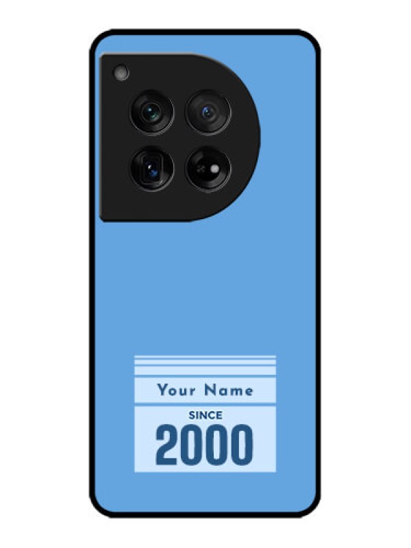 Custom OnePlus 12 5G Custom Metal Phone Case - Custom Year Of Birth Design