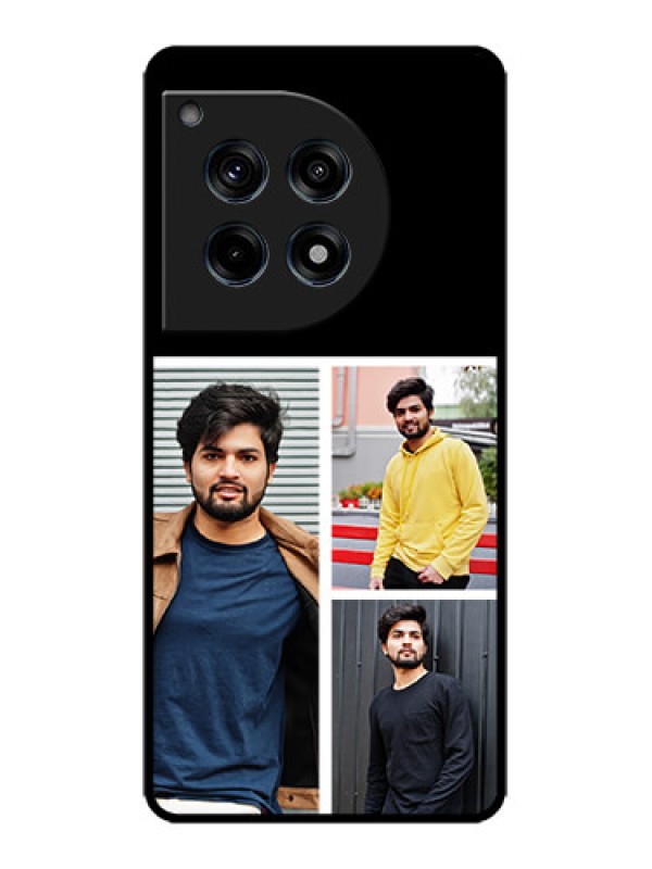 Custom OnePlus 12R 5G Custom Metal Phone Case - Upload Multiple Picture Design