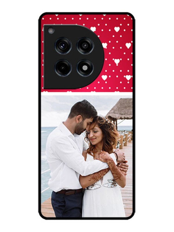 Custom OnePlus 12R 5G Custom Metal Phone Case - Hearts Mobile Case Design