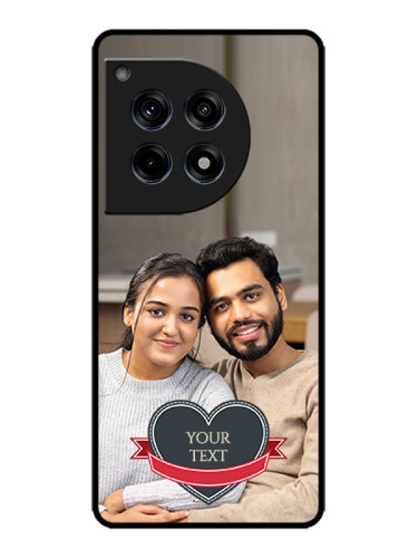 Custom OnePlus 12R 5G Custom Metal Phone Case - Just Married Couple Design
