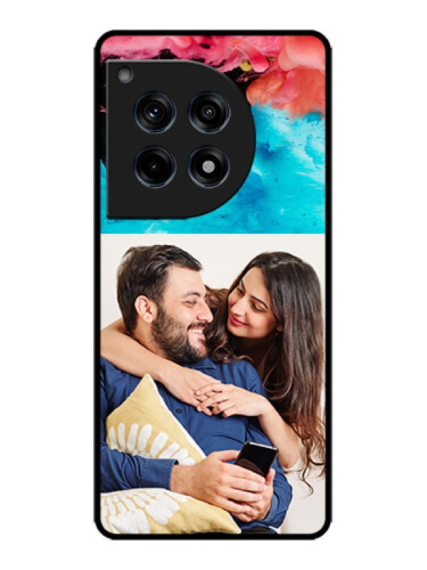 Custom OnePlus 12R 5G Custom Metal Phone Case - Quote With Acrylic Painting Design