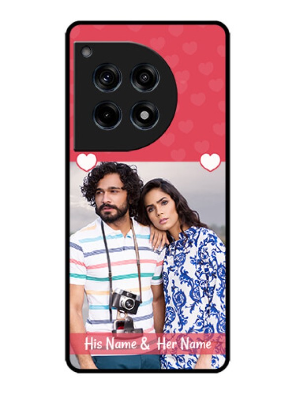 Custom OnePlus 12R 5G Custom Metal Phone Case - Simple Love Design