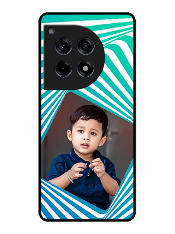 Custom OnePlus 12R 5G Custom Metal Phone Case - Abstract Spiral Design