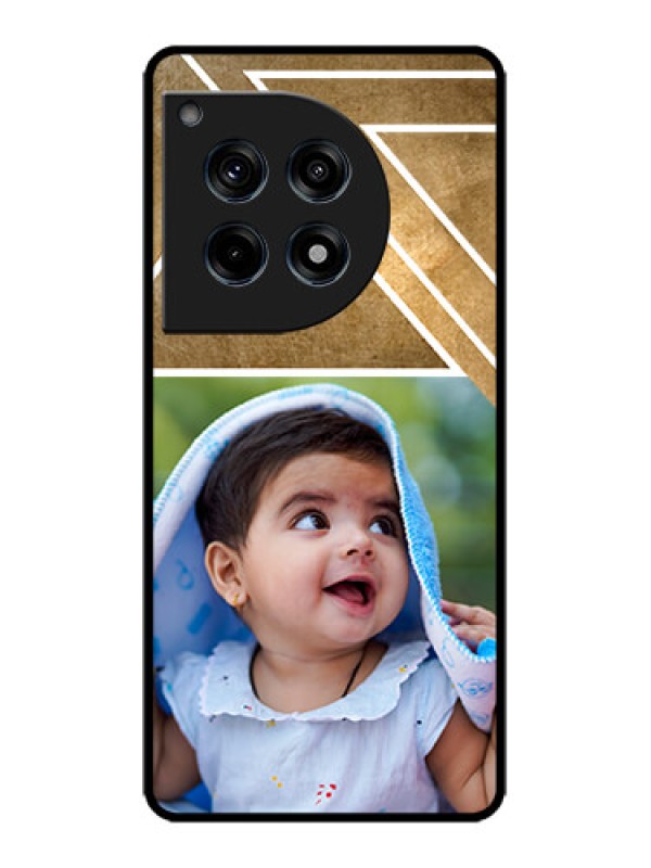 Custom OnePlus 12R 5G Custom Metal Phone Case - Gradient Abstract Texture Design