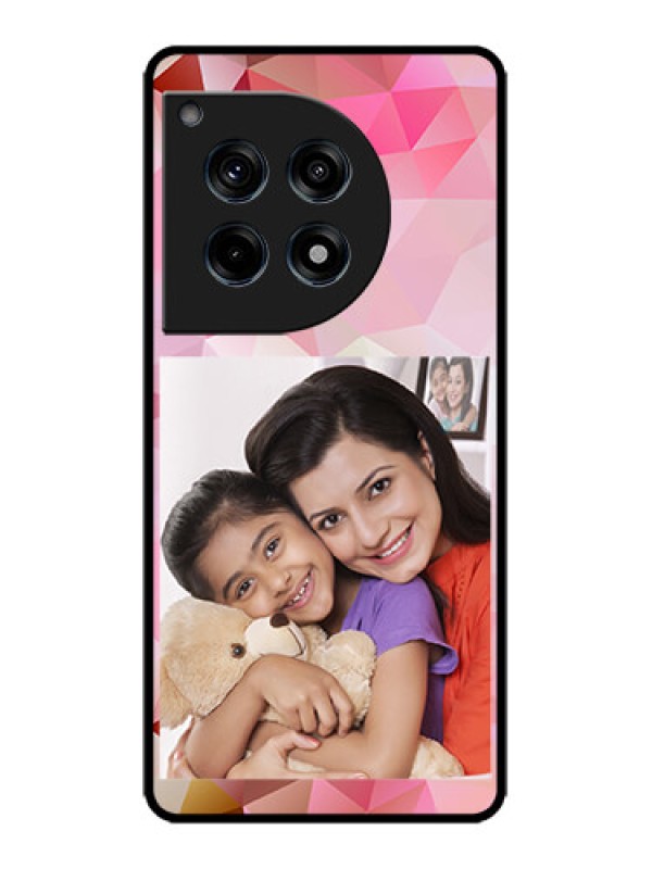 Custom OnePlus 12R 5G Custom Metal Phone Case - Abstract Triangle Design