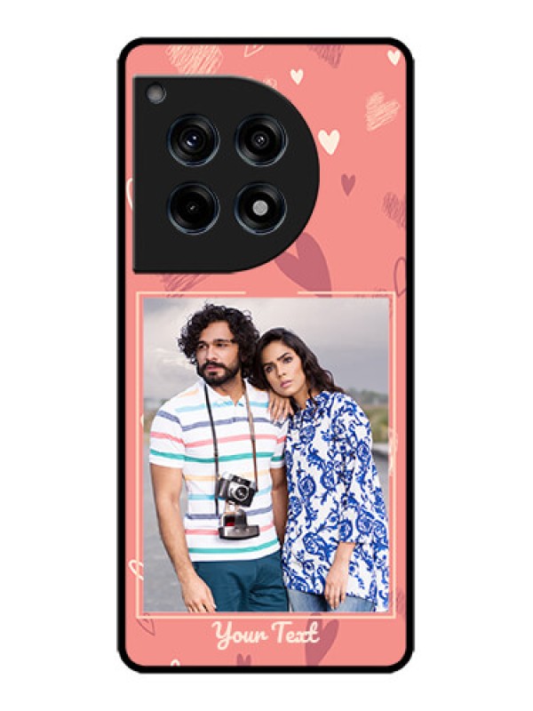 Custom OnePlus 12R 5G Custom Metal Phone Case - Love Doodle Art Design