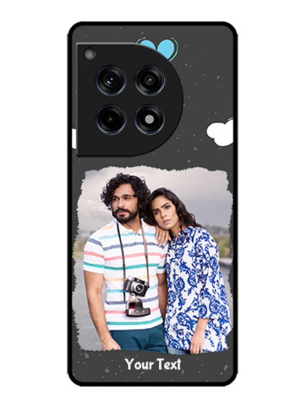 Custom OnePlus 12R 5G Custom Metal Phone Case - Splashes With Love Doodles Design