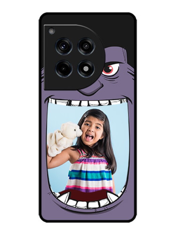Custom OnePlus 12R 5G Custom Metal Phone Case - Angry Monster Design