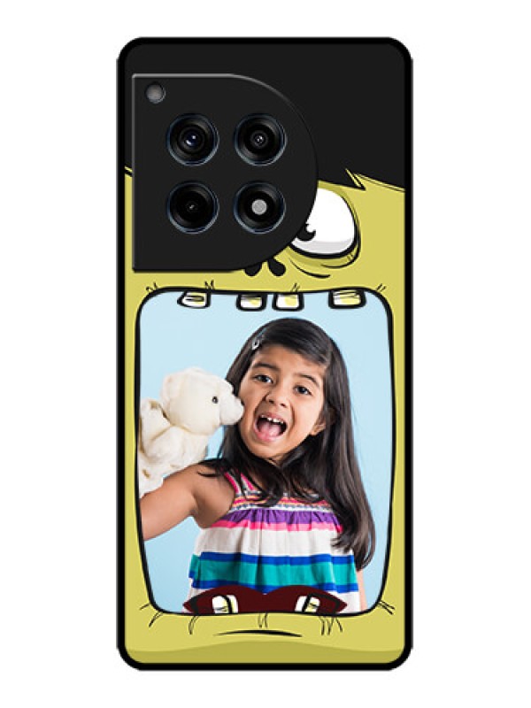 Custom OnePlus 12R 5G Custom Metal Phone Case - Cartoon Monster Back Case Design