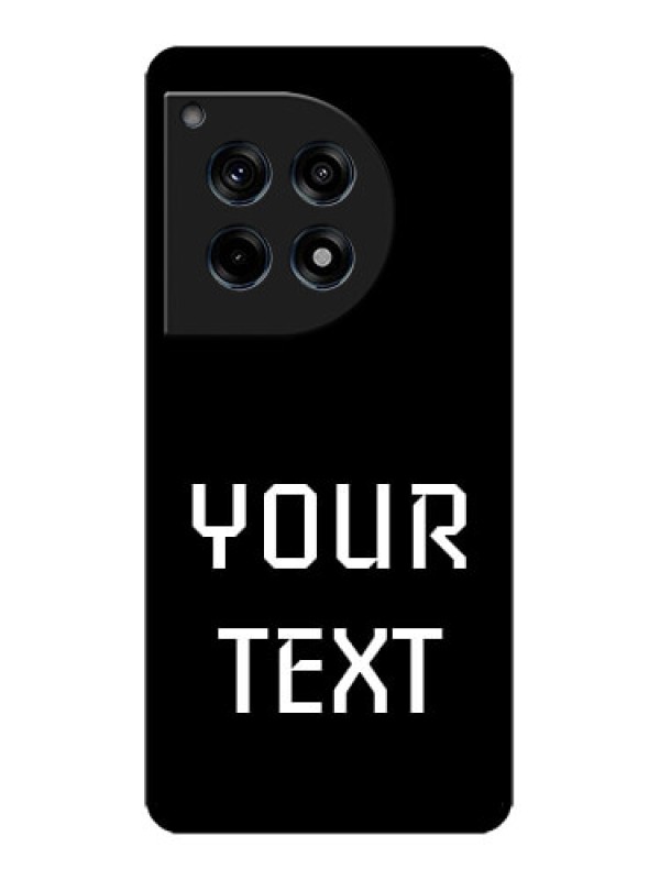 Custom OnePlus 12R 5G Custom Metal Phone Case - Your Name Design