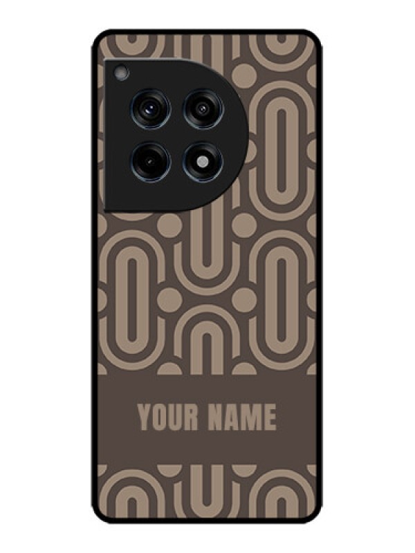 Custom OnePlus 12R 5G Custom Metal Phone Case - Captivating Zero Pattern Design