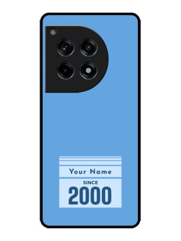 Custom OnePlus 12R 5G Custom Metal Phone Case - Custom Year Of Birth Design
