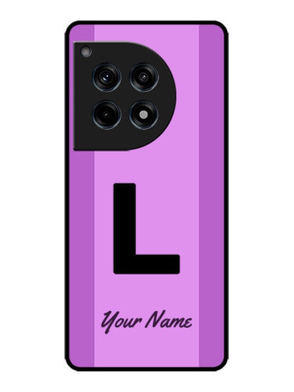 Custom OnePlus 12R 5G Custom Metal Phone Case - Tricolor Custom Text Design