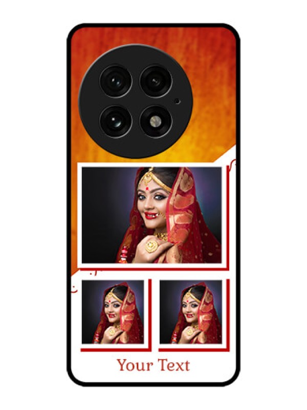 Custom OnePlus 13 5G Custom Metal Phone Case - Wedding Memories Design