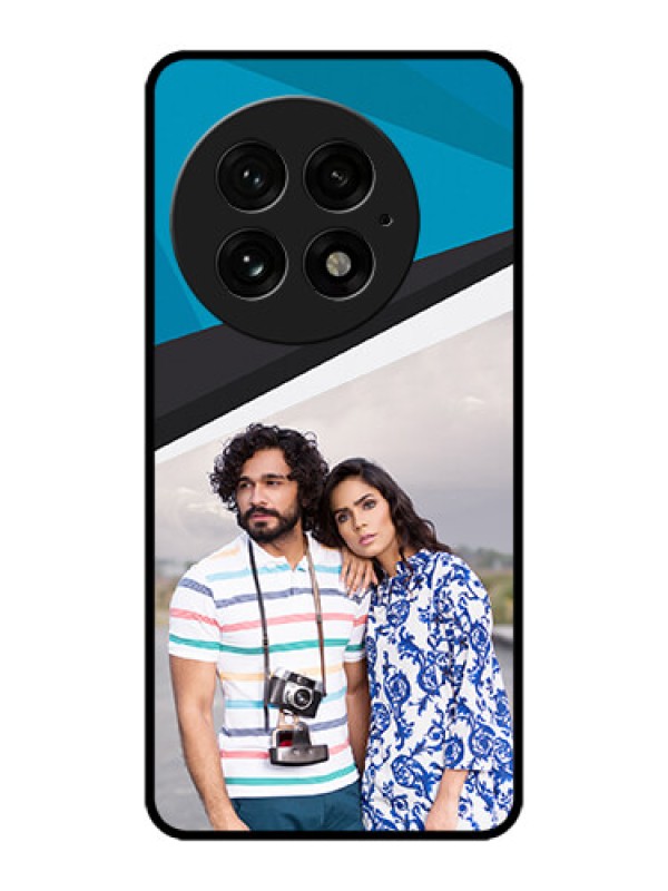 Custom OnePlus 13 5G Custom Metal Phone Case - Simple Pattern Photo Upload Design