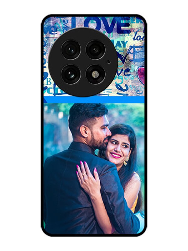 Custom OnePlus 13 5G Custom Metal Phone Case - Colorful Love Design