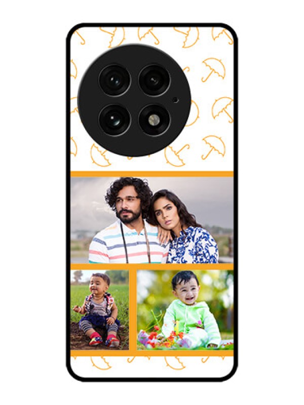 Custom OnePlus 13 5G Custom Metal Phone Case - Yellow Pattern Design