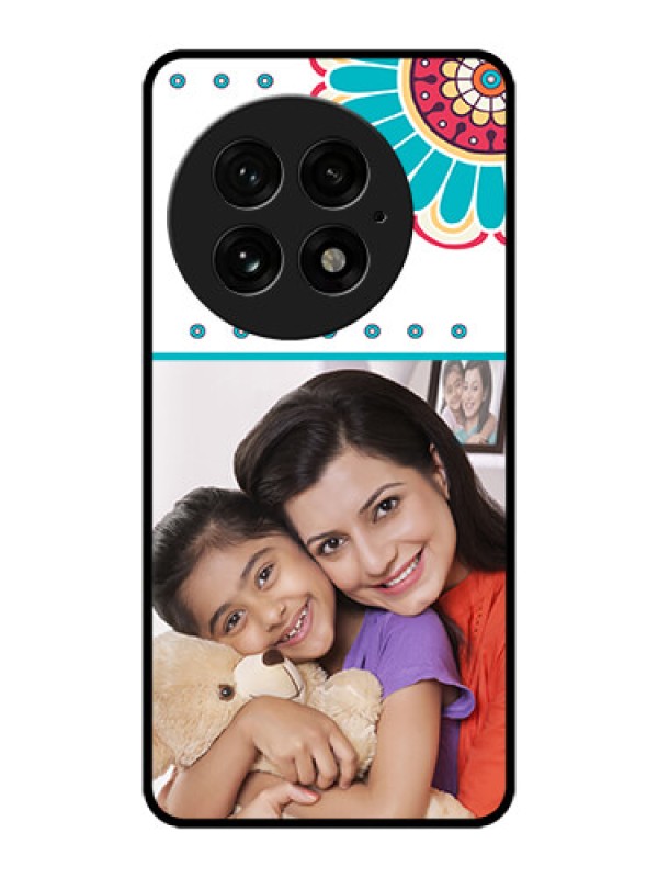 Custom OnePlus 13 5G Custom Metal Phone Case - Flower Design