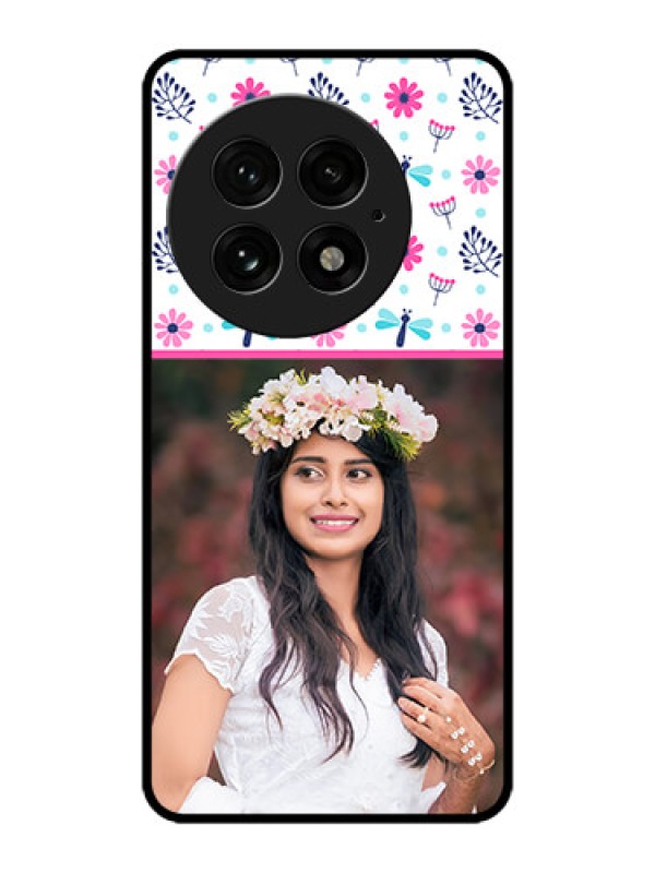 Custom OnePlus 13 5G Custom Metal Phone Case - Colorful Flower Design