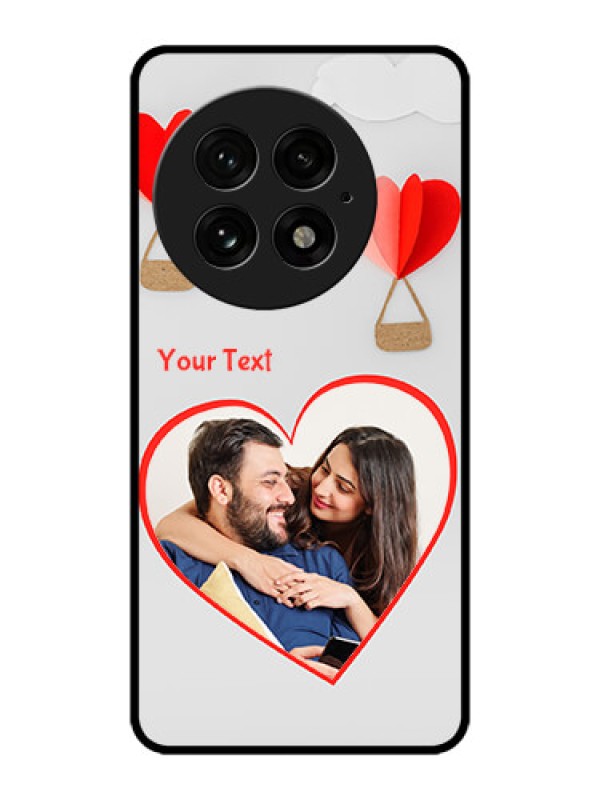 Custom OnePlus 13 5G Custom Metal Phone Case - Parachute Love Design