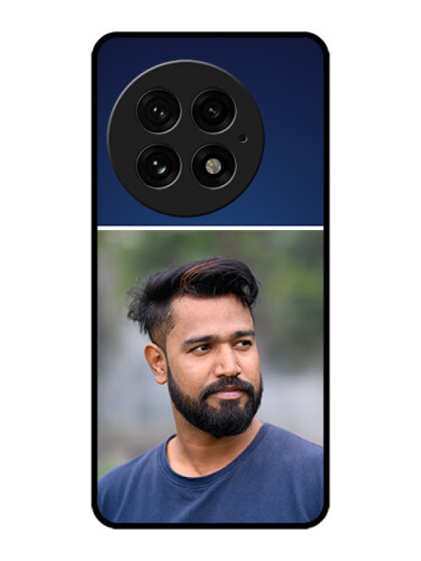 Custom OnePlus 13 5G Custom Metal Phone Case - Simple Royal Blue Design