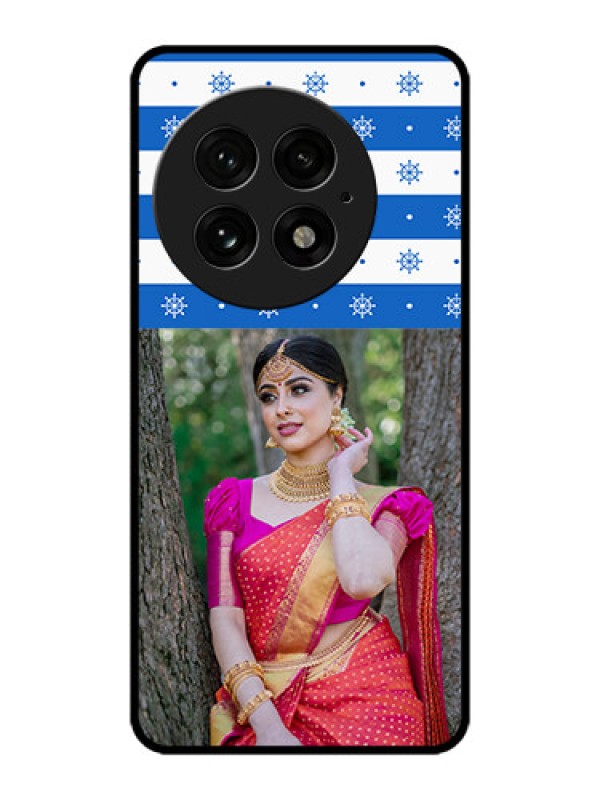 Custom OnePlus 13 5G Custom Metal Phone Case - Snow Pattern Design