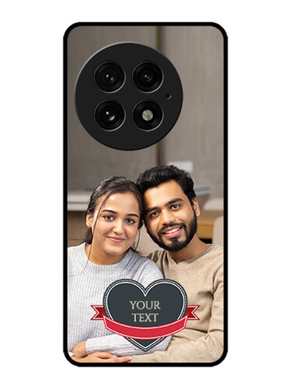 Custom OnePlus 13 5G Custom Metal Phone Case - Just Married Couple Design