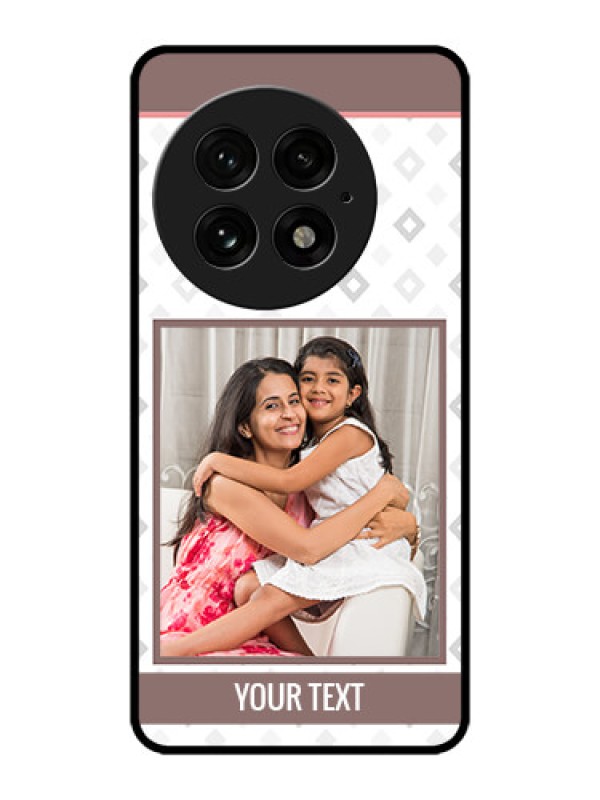 Custom OnePlus 13 5G Custom Metal Phone Case - Simple Diamond Design