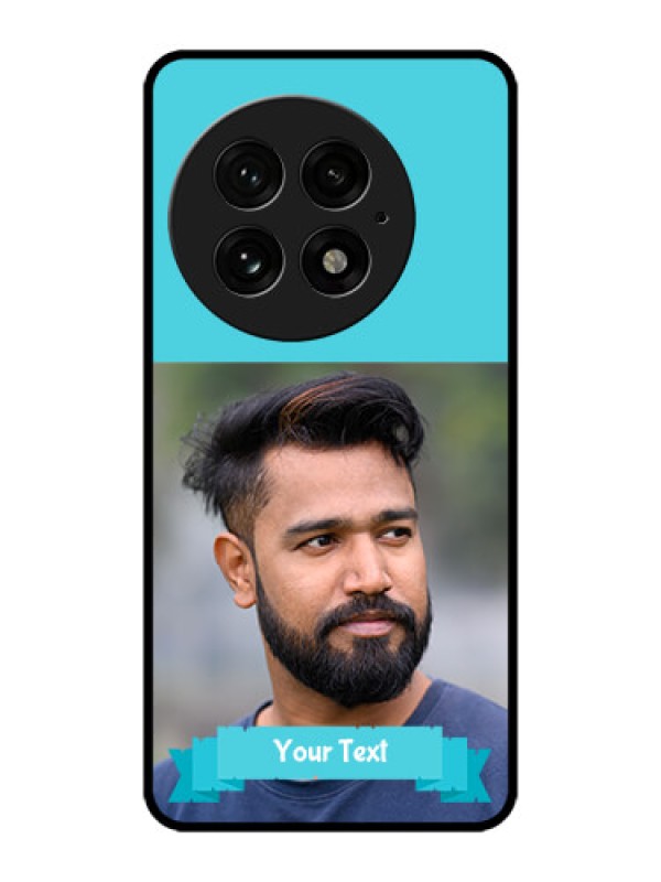 Custom OnePlus 13 5G Custom Metal Phone Case - Blue Color Design