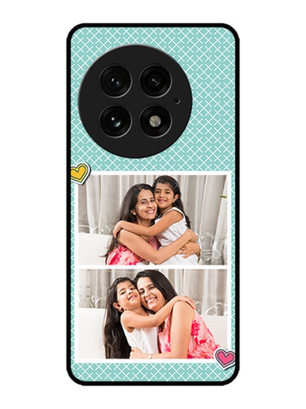 Custom OnePlus 13 5G Custom Metal Phone Case - 2 Image Holder With Pattern Design