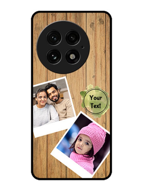 Custom OnePlus 13 5G Custom Metal Phone Case - Wooden Texture Design