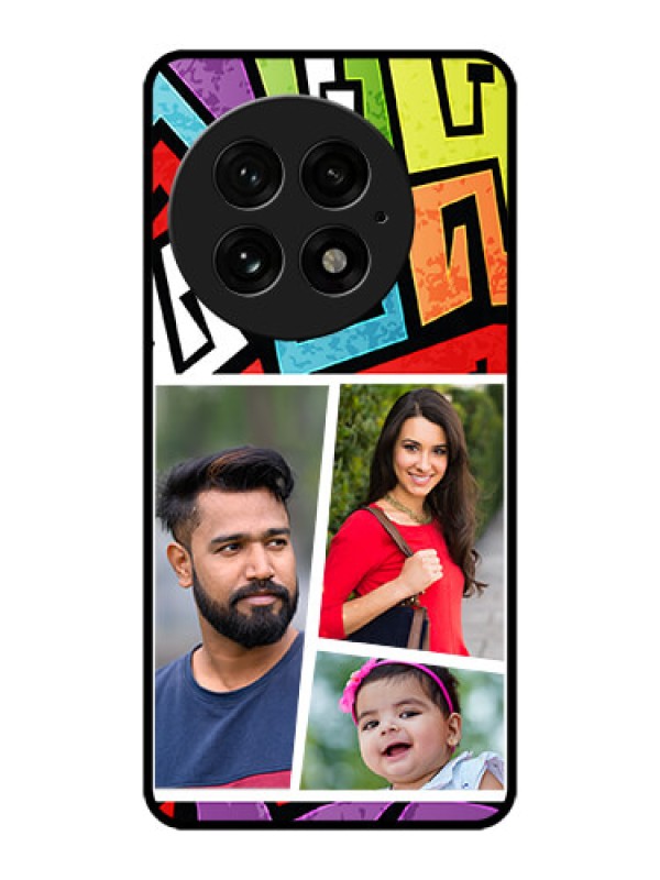 Custom OnePlus 13 5G Custom Metal Phone Case - Graffiti Pattern Design