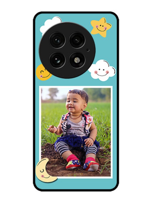 Custom OnePlus 13 5G Custom Metal Phone Case - Smiley Kids Stars Design