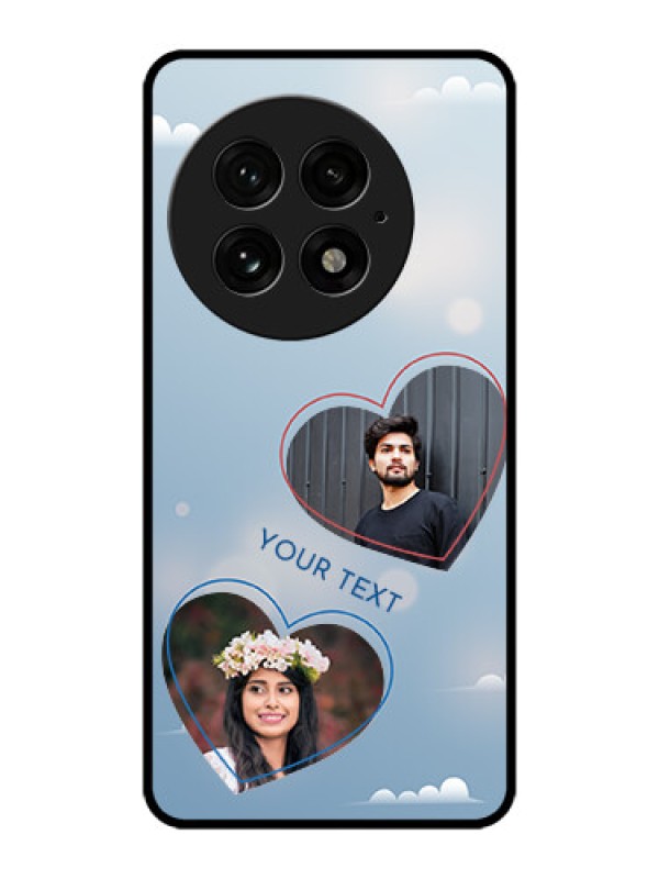 Custom OnePlus 13 5G Custom Metal Phone Case - Blue Color Couple Design