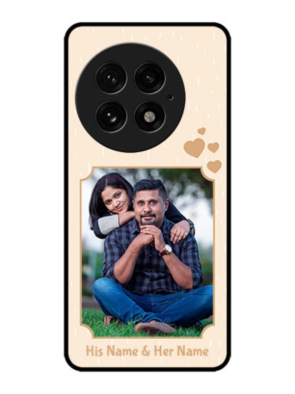 Custom OnePlus 13 5G Custom Metal Phone Case - With Confetti Love Design