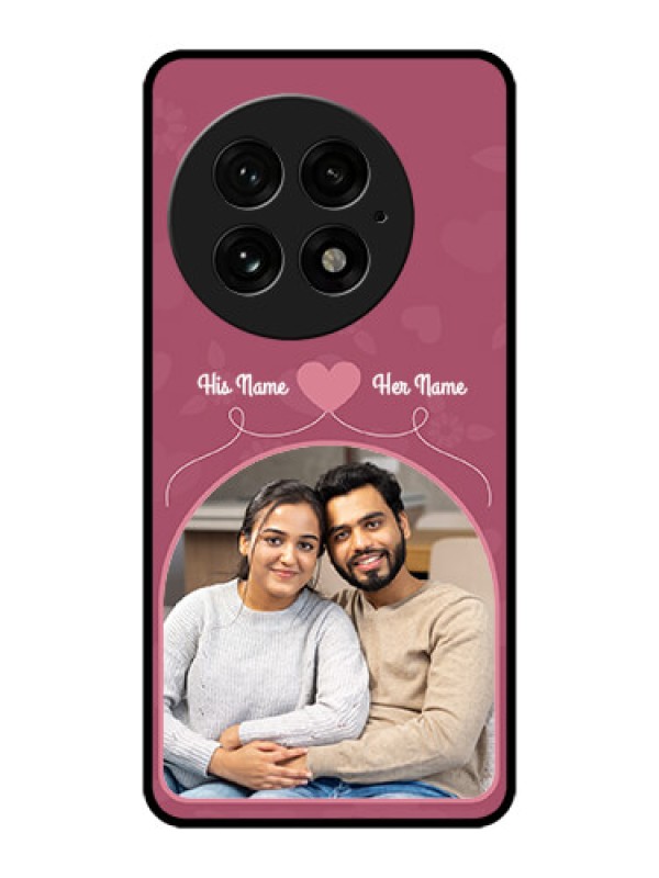 Custom OnePlus 13 5G Custom Metal Phone Case - Love Floral Design