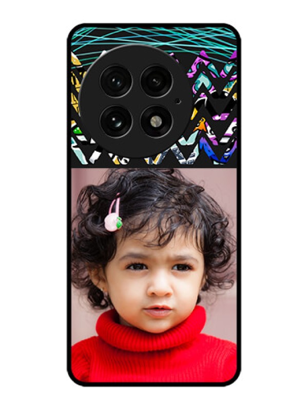 Custom OnePlus 13 5G Custom Metal Phone Case - Neon Abstract Design