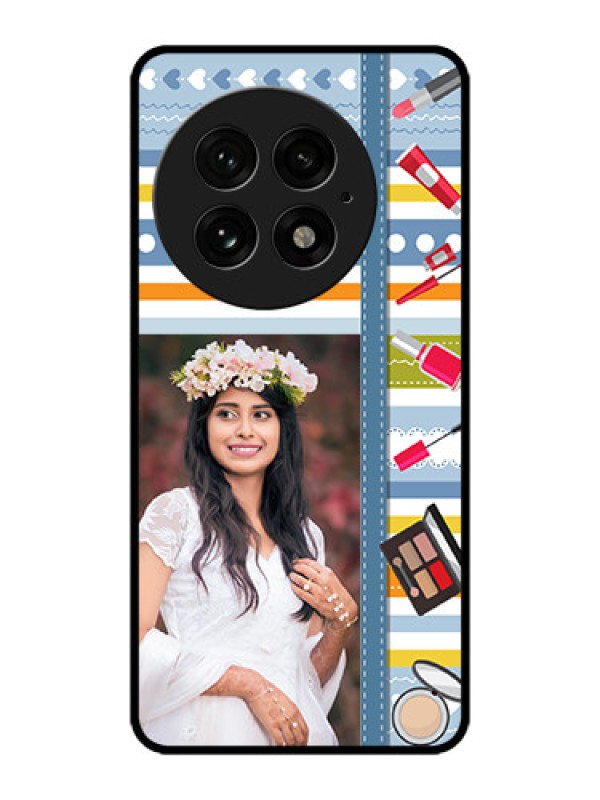 Custom OnePlus 13 5G Custom Metal Phone Case - Makeup Icons Design