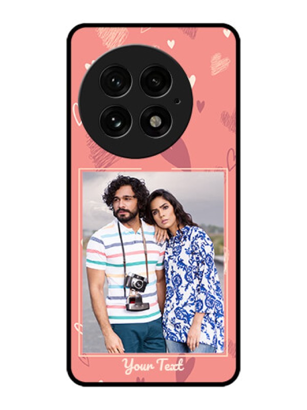 Custom OnePlus 13 5G Custom Metal Phone Case - Love Doodle Art Design