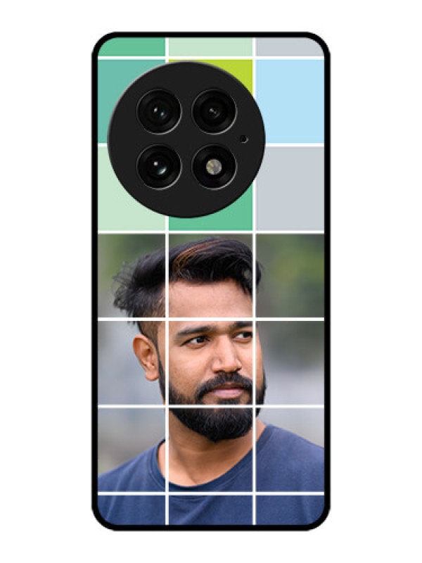 Custom OnePlus 13 5G Custom Metal Phone Case - With White Box Pattern