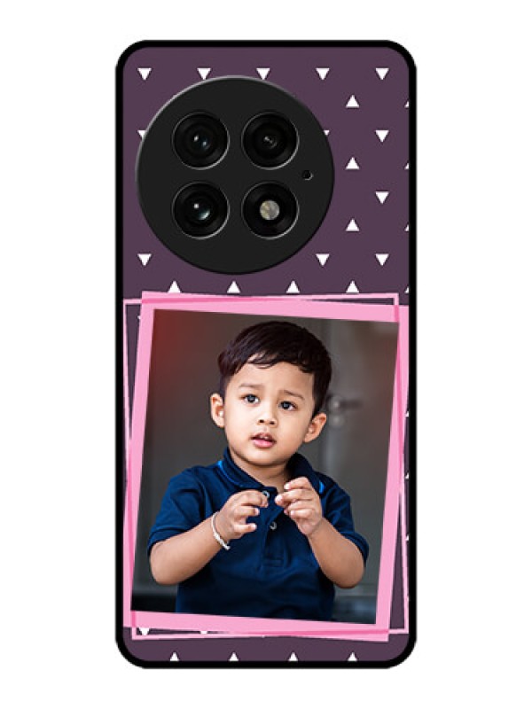 Custom OnePlus 13 5G Custom Metal Phone Case - Triangle Pattern Dotted Design