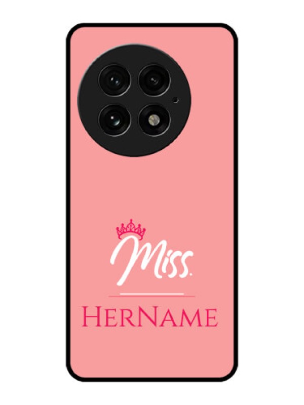 Custom OnePlus 13 5G Custom Metal Phone Case - Mrs With Name Design