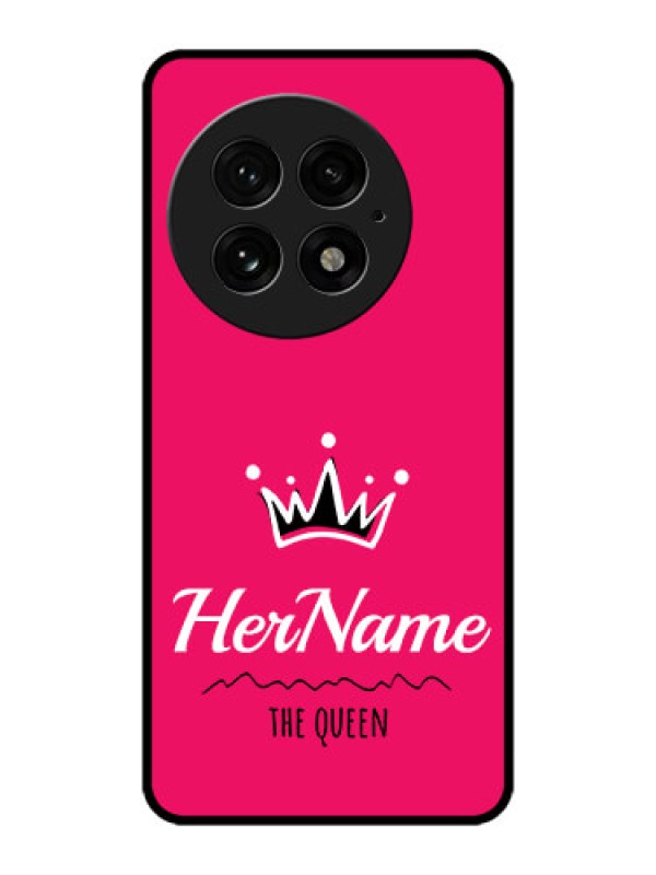 Custom OnePlus 13 5G Custom Metal Phone Case - Queen With Name Design