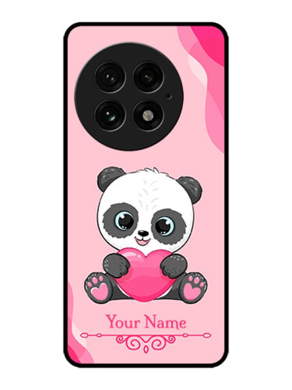 Custom OnePlus 13 5G Custom Metal Phone Case - Cute Panda Design