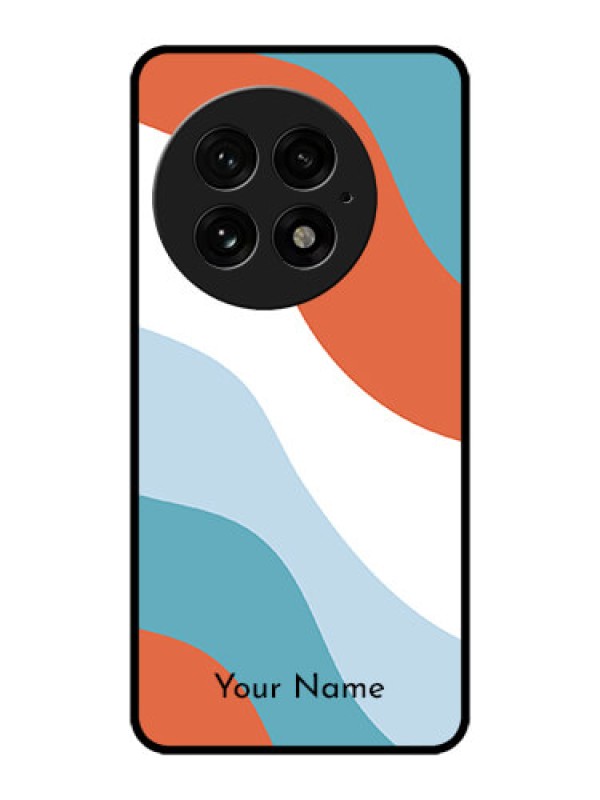 Custom OnePlus 13 5G Custom Metal Phone Case - Coloured Waves Design