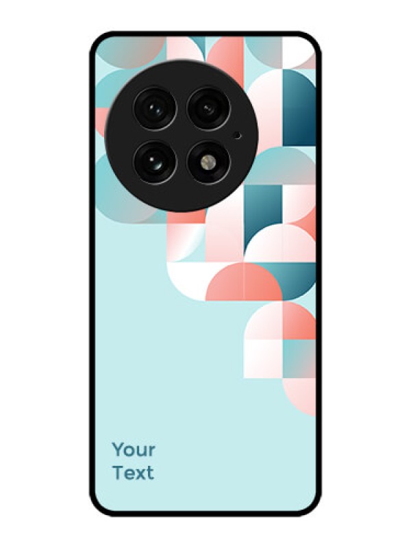 Custom OnePlus 13 5G Custom Metal Phone Case - Stylish Semi - Circle Pattern Design