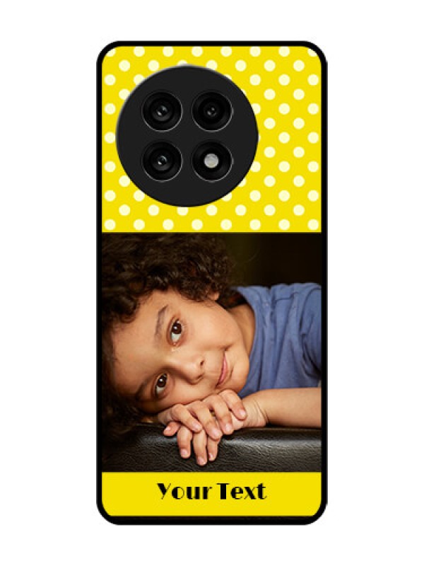 Custom OnePlus 13R 5G Custom Metal Phone Case - Bright Yellow Case Design