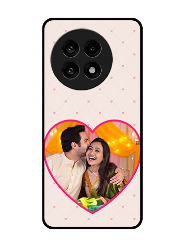 Custom OnePlus 13R 5G Custom Metal Phone Case - Heart Shape Design