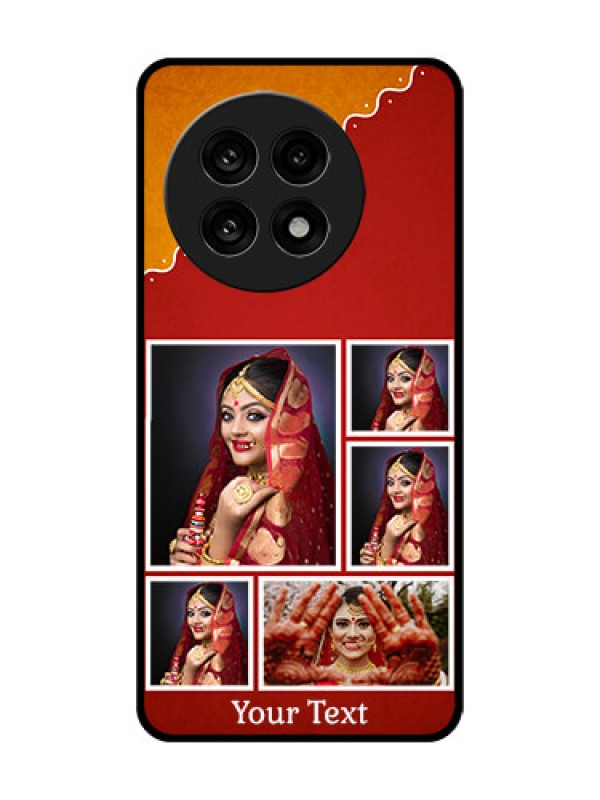 Custom OnePlus 13R 5G Custom Metal Phone Case - Wedding Pic Upload Design
